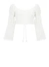 Temptation All-over Lace White Cotton Top