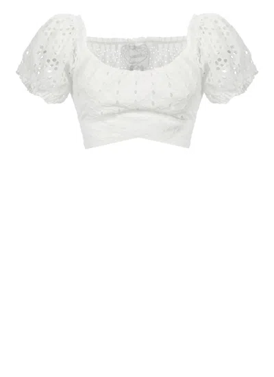 Temptation All-over Lace White  Top