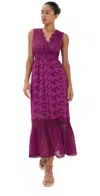 Temptation Positano Belice Dress Aubergine In Purple
