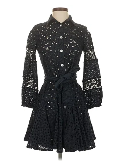 Pre-owned Temptation Positano Cocktail Dress In Black