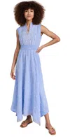 Temptation Positano Giugno Long Dress In Greco Blue