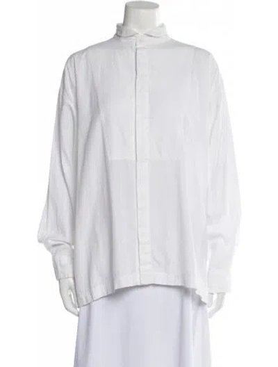 Pre-owned Temptation Positano Mock Neck Mini Dress In White