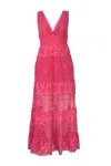 Temptation Positano Morganite Maxi Dress Corallo In Pink