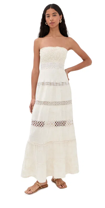 Temptation Positano Rodin Dress Gold In White