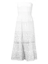 Temptation Positano Savio Eyelet-embroidered Dress In White