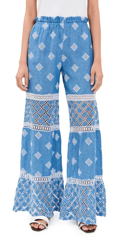 Temptation Positano Senape Pants Blue Jean