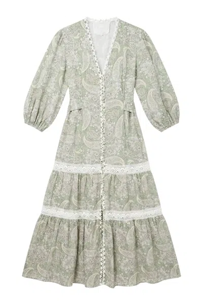 Temptation Positano Women's Sacher Dress In Cash Green In Multi