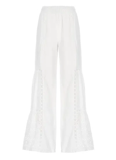 Temptation White Linen Pants