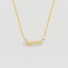 Temptic The Cut Nameplate Necklace