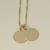 Temptic The Engraved Marathon Charm Necklace