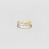 Temptic The Tiny Script Classic Cut Ring