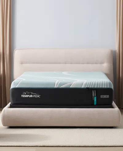Tempur-pedic Luxeadapt 2.0 13" Medium Hybrid Mattress Set In Transparent
