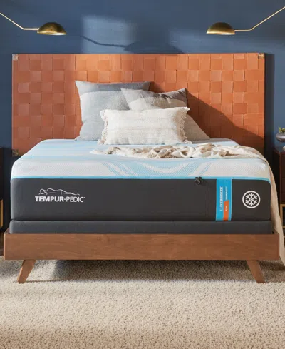 Tempur-pedic Luxebreeze 13" Firm Memory Foam Cooling Mattress Set- King In Transparent