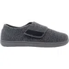 Tempur-pedic Men's Grayson Fleece Slipper In Charcoal In Gray