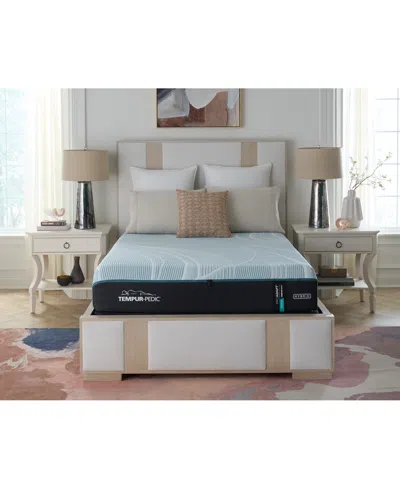 Tempur-pedic Proadapt 2.0 12" Medium Hybrid Memory Foam Mattress Set In Transparent
