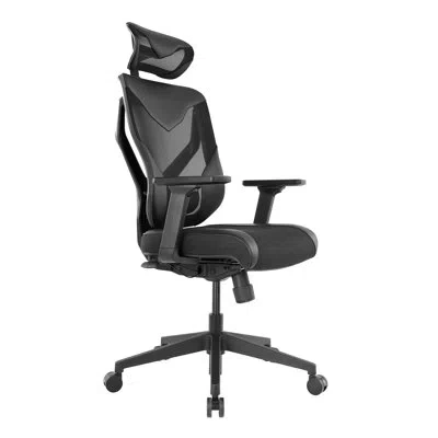 Tempur-pedic Blaze Auto-adaptive Ergonomic Gaming Chair With Lumbar Support And 3d Armrest Adjustment In Black
