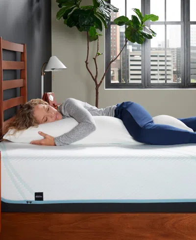 Tempur-pedic Medium Firm Side Sleeper Body Pillow, 14" X 48" In Blue