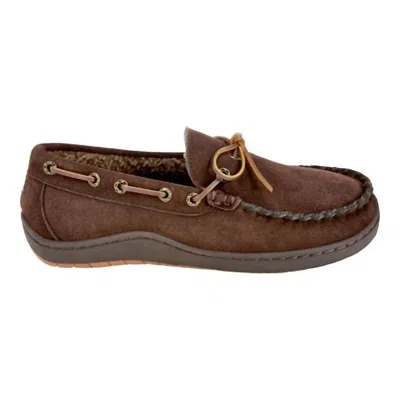 Tempur-pedic Men's Therman Slippers In Chocolate In Gold