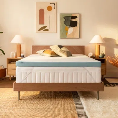 Tempur-pedic Tempur-adapt Cooling 3" Memory Foam Mattress Topper In White