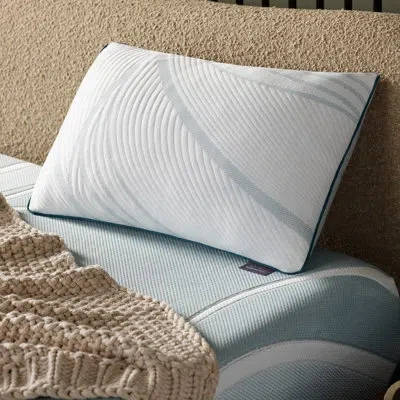 Tempur-pedic Tempur-adapt® Proadjust Adjustable Pillow In White,blue