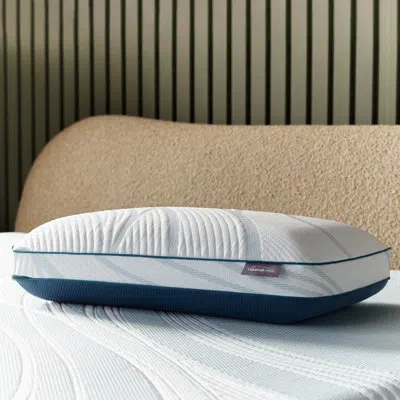 Tempur-pedic Tempur-adapt® Prohi Medium Pillow In White,blue