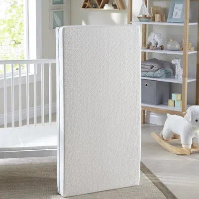 Tempur-pedic Tempur-dream 2-stage Waterproof Breathable Baby Crib Mattress And Toddler Bed Mattress, Greenguard G In White