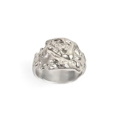 Ten Antennas Men's Silver Monster Ring