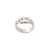 Ten Antennas Men's Unisex Silver Ring With A Hole