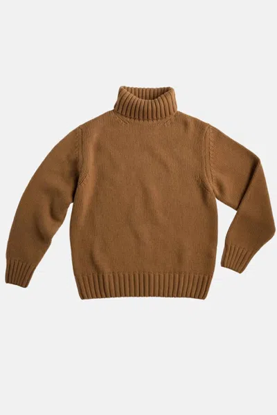 Ten C Arata T Neck Sweater In Brown