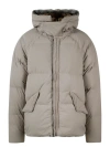 Ten C Artic Down Parka In Light Brown