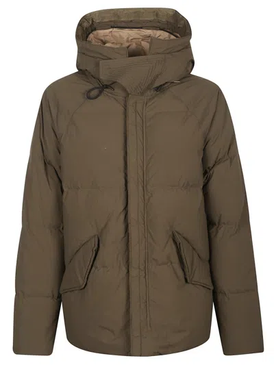 Ten C Artic Down Parka In Brown