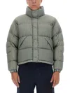 Ten C Quilted High Neck Down Jacket With Adjustable Hemline