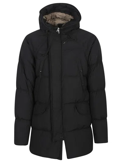 Ten C Black Hooded Jacket