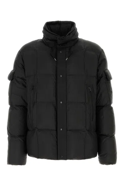 TEN C BLACK SHELTER COMBO DOWN JACKET