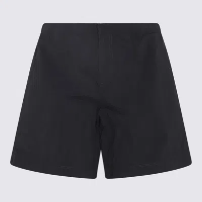 TEN C TEN C BLACK STRETCH SHORTS