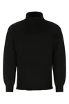 Ten C Black Wool Blend Sweater