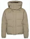 Ten C Boxy High-collar Down Coat With Detachable Hood In White