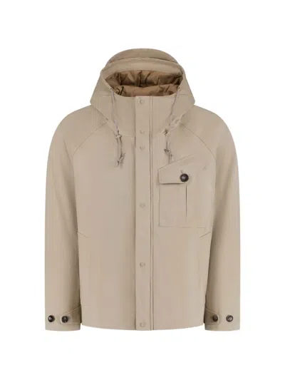 Ten C Cardinal Hooded Jacket In Gray
