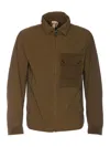 Ten C Mid Layer Jacket In Green