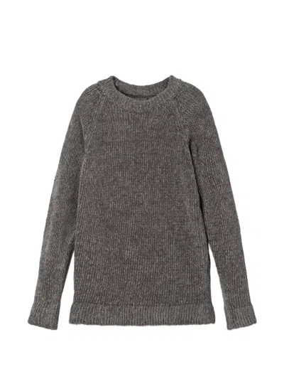 Ten C Chenille Sweater In Gray