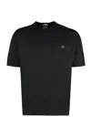 Ten C Logo Pocket T-shirt With Buttons In Black