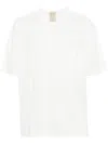 Ten C Logo-patch Cotton T-shirt In White