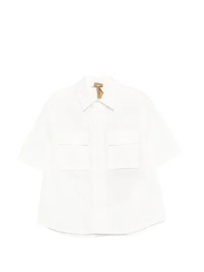 Ten C Chest-pocket Shirt In White