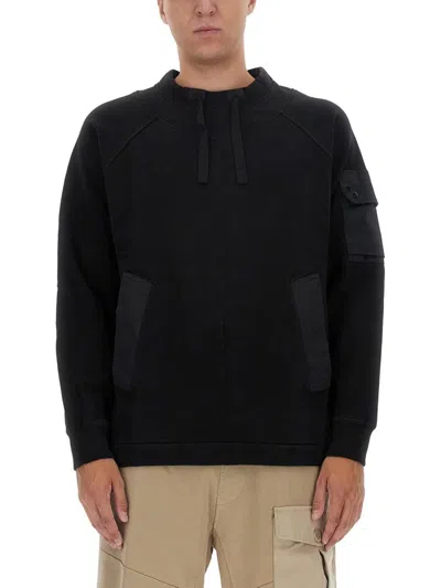 Ten C Classic Crewneck Sweater In Black