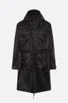 Ten C Long-sleeved Coat In Black