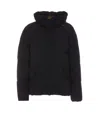 Ten C Drawstring Hooded Padded Quilted Sleeveless Coat In Black