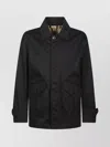 Ten C Collared Flap Pockets Adjustable Cuffs Jacket In Black