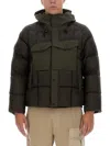 Ten C Jacket Hooded Quilted Pockets Sleeves Fit