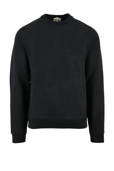 Ten C Cotton Crewneck Sweatshirt Black