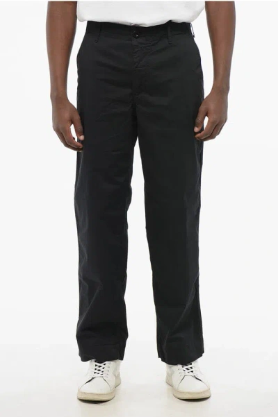 Ten C Cotton Stretch Casual Pants With Belt Loops